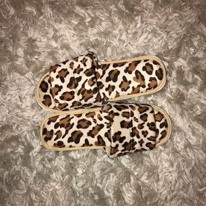 Cheetah Slippers